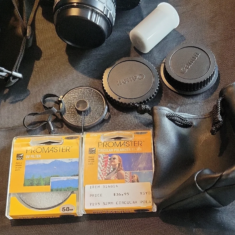 Canon EOS Rebel 2000 Silver Camera Lot